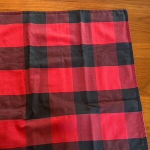 Pottery Barn Red and Black Pillow Cover 24x24